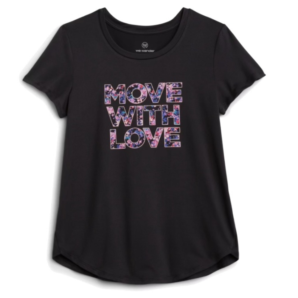 We Wander We Flex t shirt “Move With Love”